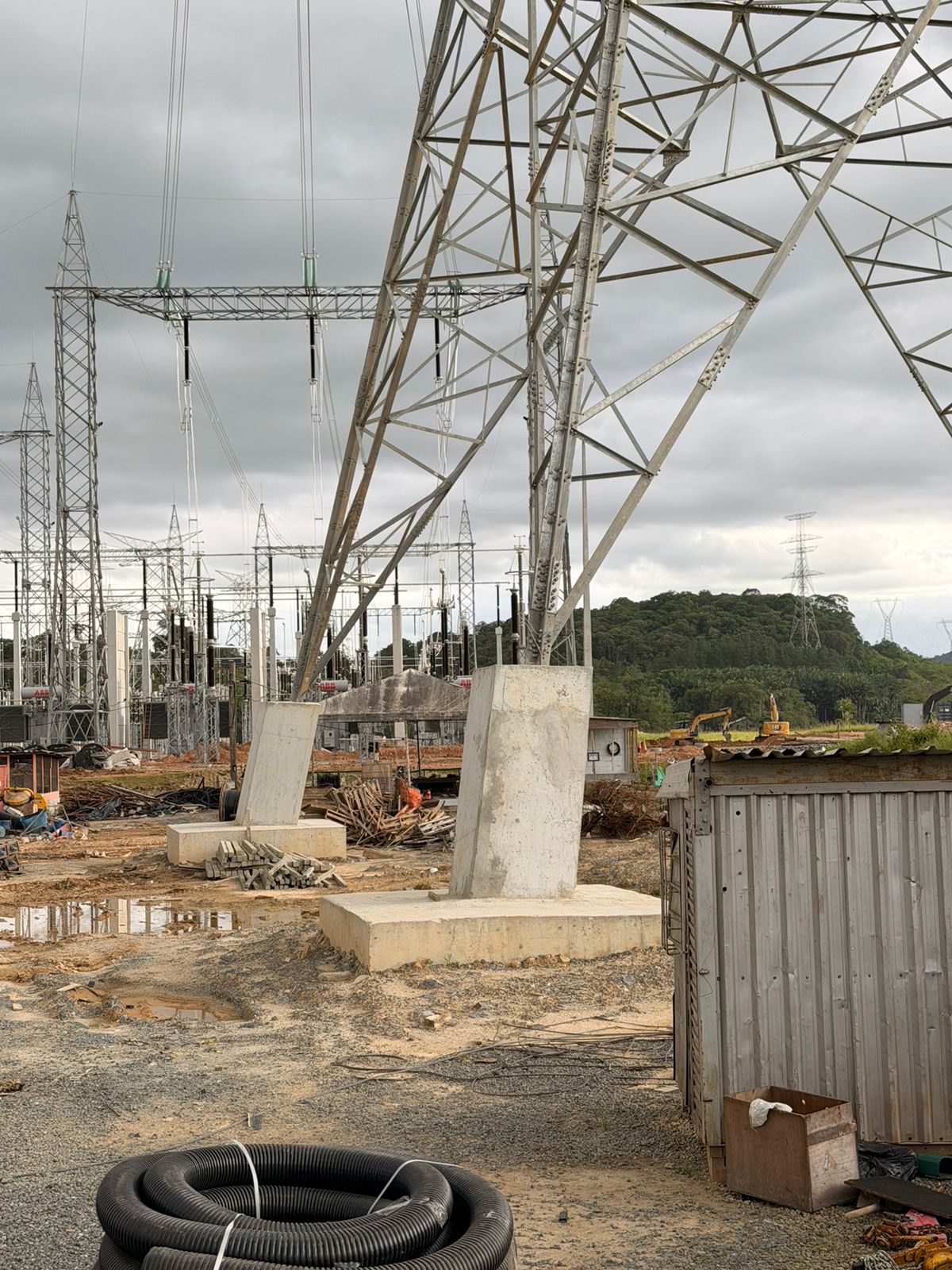 Obra de fundação Linear - Foto de campo 2