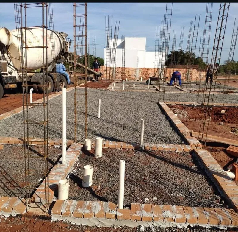 Edifício comercial  - Fundação tubulão